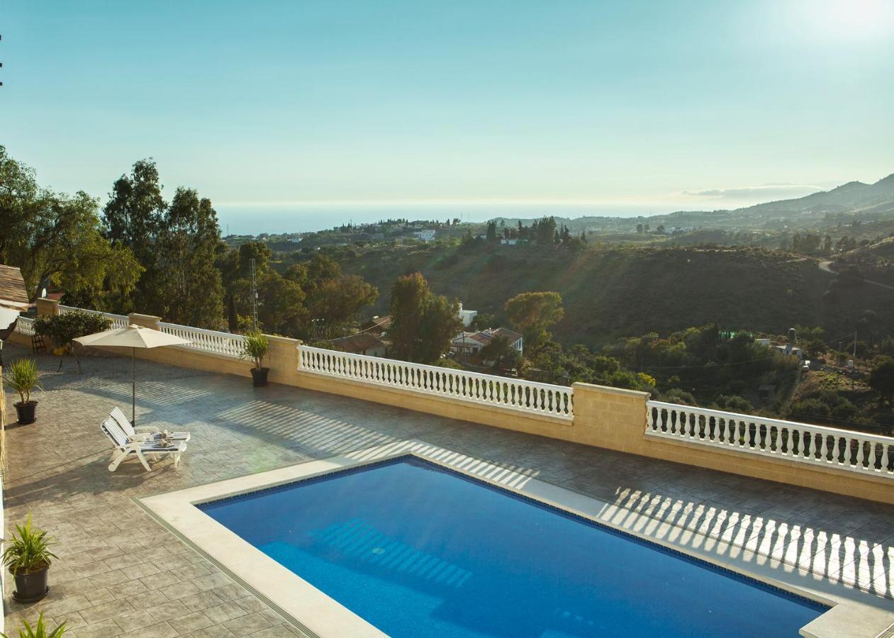 בנאחראפה Villa El Palomar Azul With Pool And Sea View מראה חיצוני תמונה